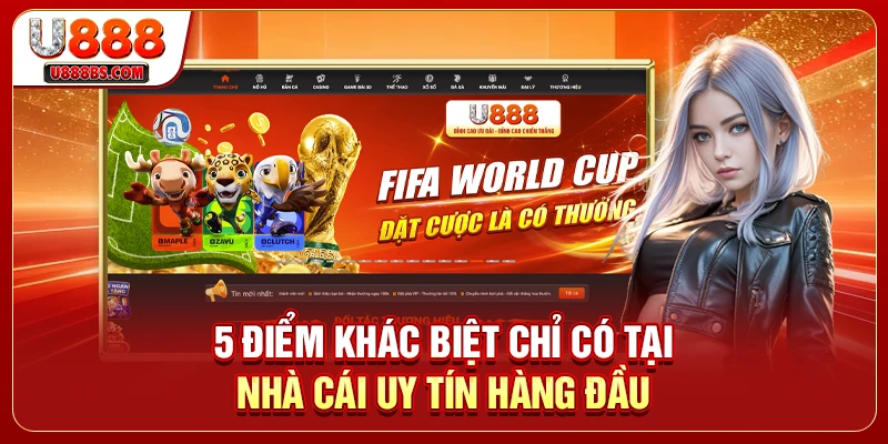 5 điểm khác biệt chỉ có tại nhà cái uy tín hàng đầu