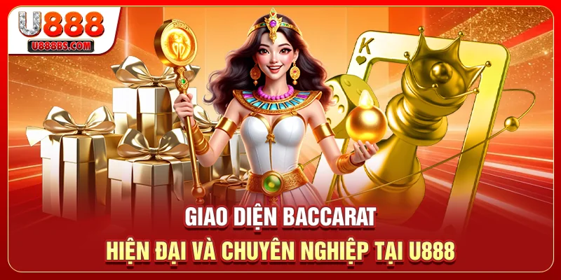 Giao diện baccarat hiện đại và chuyên nghiệp tại U888