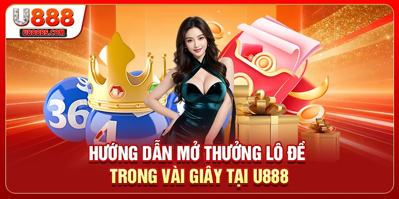 Hướng dẫn mở thưởng lô đề trong vài giây tại U888