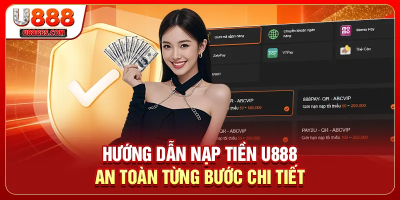 Hướng dẫn nạp tiền U888 an toàn từng bước chi tiết