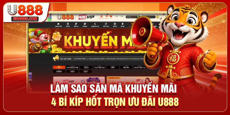 Làm Sao Săn Mã Khuyến Mãi - 4 Bí Kíp Hốt Trọn Ưu Đãi U888