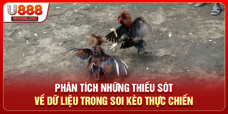 Phân tích những thiếu sót về dữ liệu trong soi kèo thực chiến