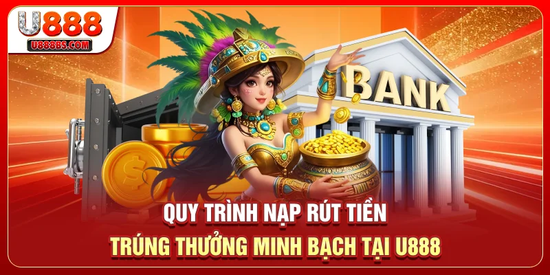 Quy trình nạp rút tiền trúng thưởng minh bạch tại U888 